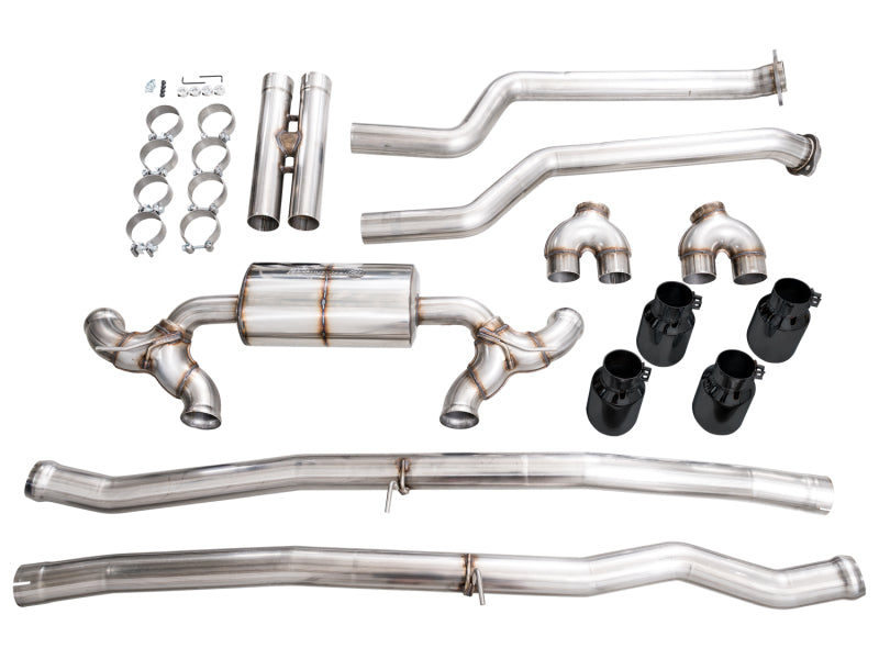 AWE BMW G90/G99 M5 Touring Edition Catback Exhaust - Diamond Black Tips