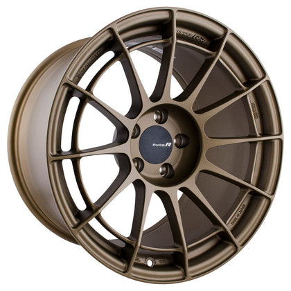 Enkei NT03RR 18x9.5 5x114.3 40mm Offset 72.6mm Bore Titanium Gold Wheel (representative: same model & finish, other size)
