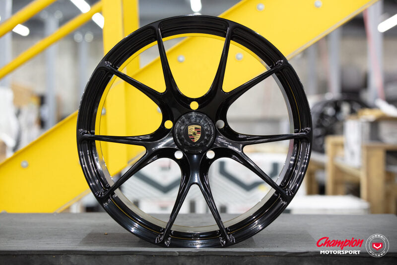 Vossen X Champion RS74 20X9 / ET42 / Gloss Black Wheel / Centerlock / 911 GT3 991.2 - Front