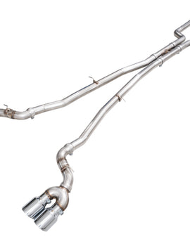 AWE BMW G90/G99 M5 Track Edition Catback Exhaust - Chrome Silver Tips