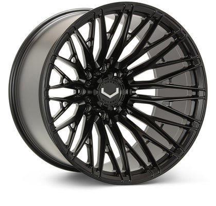 Vossen VFX-04 24x12 - 8x180 - ET44 - Ultra Deep - 124.3 - Satin Black Wheel