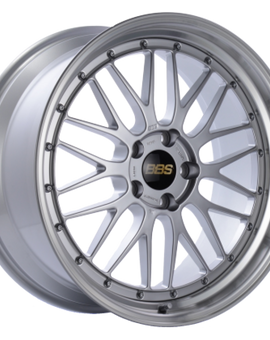 BBS LM 19x9.5 5x112 ET32 Diamond Silver Center Diamond Cut Lip Wheel