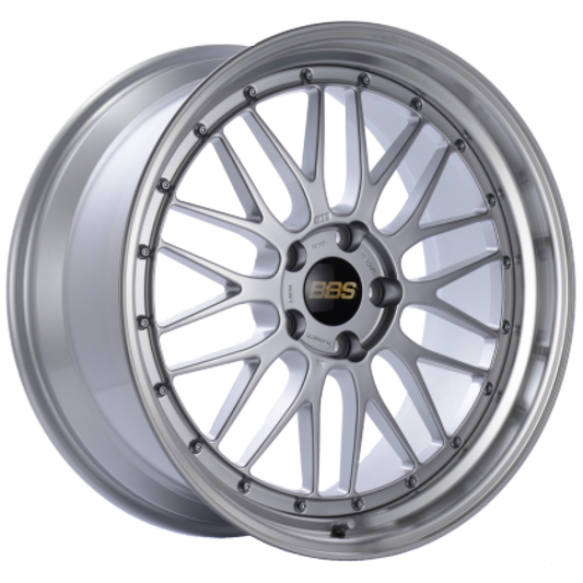 BBS LM 18x10 5x130 ET50 CB 71.6 Diamond Silver Center / Diamond Cut Lip Wheel