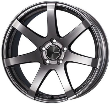 Enkei PF07 17x7.5 5x100 45mm Offset 75mm Bore Dark Silver Wheel *Special Order/No Cancel* (representative: same model & finish, other size)