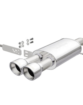 MagnaFlow 14-17 Mini Cooper L4 2.0L (Hatch Excl. 4-Door) 2.5in Pipe Dual-Tip Axle-Back Exhaust