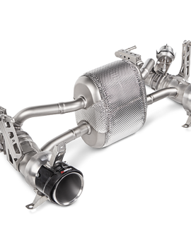 Akrapovic 16-17 Ferrari 488 GTB/488 Spyder Slip-On Line (Titanium) w/ Carbon Tips