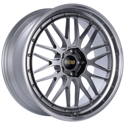 BBS LM 18x9.5 5x114.3 ET38 Diamond Black Center Diamond Cut Lip Wheel -82mm PFS Req (S/O No Cancel)