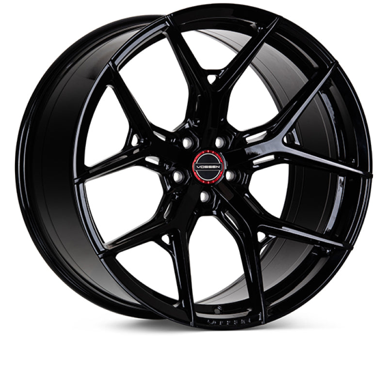 Vossen HF-5 22x9 / 5x112 / ET32 / Flat Face / 66.5 - GB- - Gloss Black Wheel