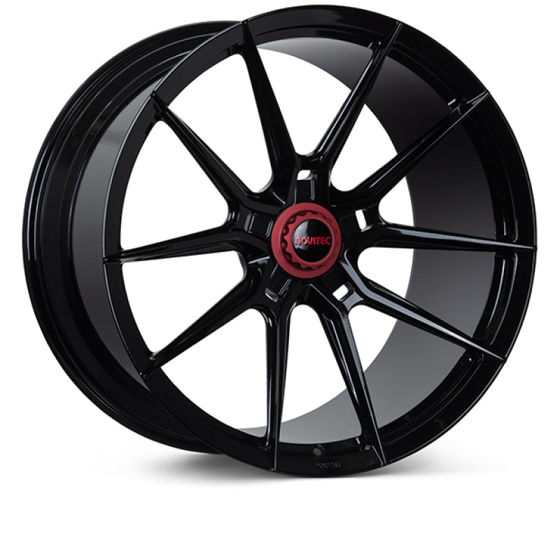 Vossen x Novitec NF10 22x12 ET:47 Gloss Black Ferrari FF / Portofino Rear Wheel