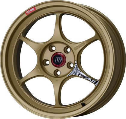 Enkei PF06 16x8 / +30 Offset / 5x114.3 / 75 CB - Gold (representative: same model & finish, other size)