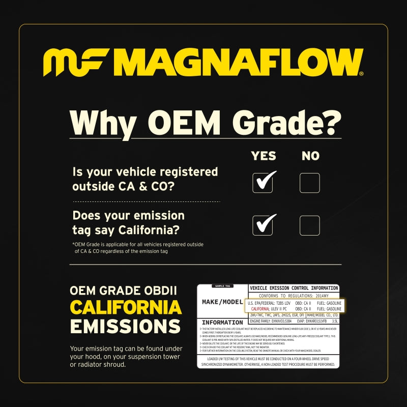 MagnaFlow Conv DF 2012-2015 Passat (B7) 3.6L V6 OEM Grade