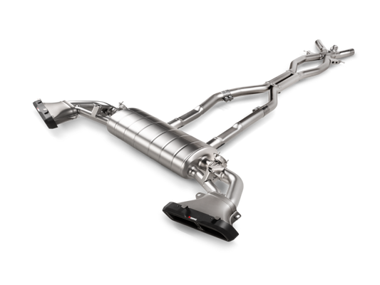 Akrapovic 2020 Mercedes-AMG GLS 63 (X167) Evolution Line Cat Back (Titanium) w/ Carbon Tips