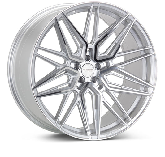 Vossen HF-7 21x9 / 5x120 / ET30 / Flat Face / 72.56 - Silver Polished Wheel