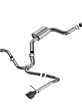 Borla 22-25 Volkswagen Jetta GLI S-type Cat-Back Exhaust w/ 5in Black Chrome Tips