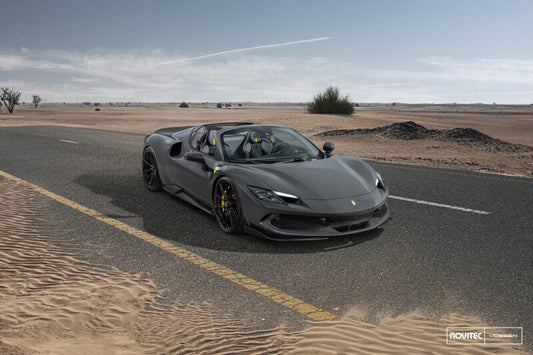 Vossen x Novitec NF10 21x9.5 ET:38 Gloss Black Ferrari 296 Front Wheel