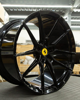 Vossen x Novitec NF9 21x12 ET:45 Gloss Black Ferrari California Rear Wheel