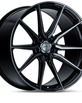 Vossen HF-3 20x8.5 / 5x112 / ET40 / Flat Face / 66.5 - Double Tinted - Gloss Black Wheel