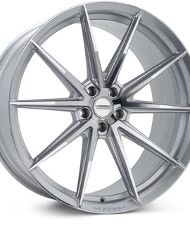 Vossen HFX-2 22x9.5 / 5x112 / ET15 / Deep Face / 66.5 - Silver Polished Wheel