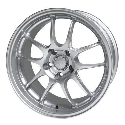 Enkei PF01 18x10.5 5x114.3 38mm Offset Silver Wheel (representative: same model & finish, other size)