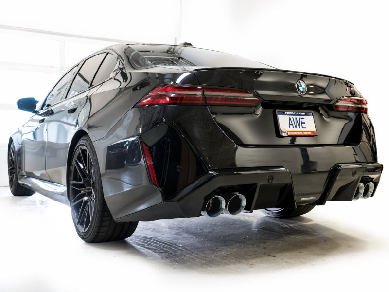AWE BMW G90/G99 M5 Touring Edition Catback Exhaust - Chrome Silver Tips