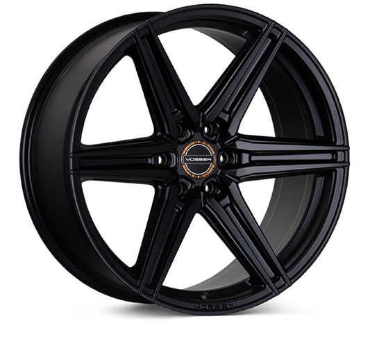 Vossen HF6-2 24x10 / 6x139.7 / ET25 / Deep Face / 106.1 - Satin Black Wheel