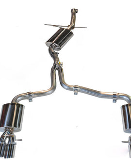 AWE Tuning Audi B8 A5 2.0T Touring Edition Exhaust - Quad Outlet Diamond Black Tips