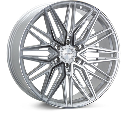 Vossen HF6-5 26x10 / 6x135 / ET35 / Deep / 87.1 CB - Silver Polished Wheel
