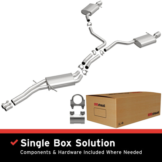 BRExhaust 12-15 Audi A6 Quattro A7 Quattro 3L Exhaust Kit