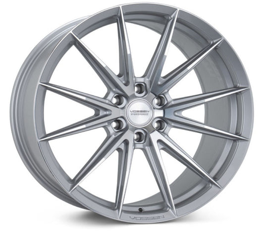 Vossen HFX-2 22x9.5 / 6x139.7 / ET20 / Deep Face / 106.1 - Silver Polished Wheel