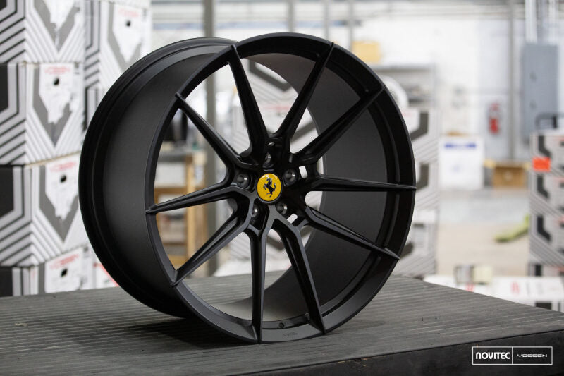 Vossen x Novitec NF9 21x11.5 ET:29 Satin Black Ferrari 296 Rear Wheel