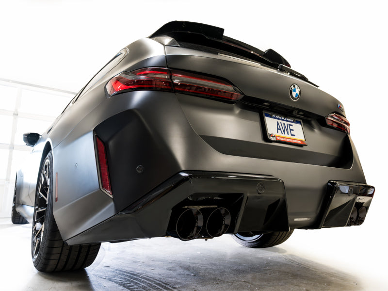 AWE BMW G90/G99 M5 Touring Edition Catback Exhaust - Diamond Black Tips