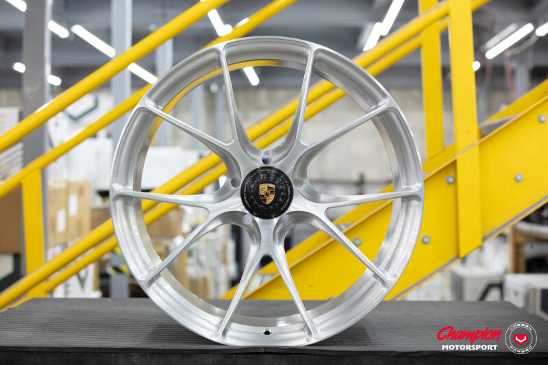 Vossen X Champion RS74 21X13 / ET31 / Brushed Gloss Clear Wheel / Centerlock / 911 GT3RS 992- Rear