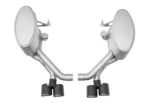 Soul Performance Porsche 997.2 Carrera Valved Side Mufflers