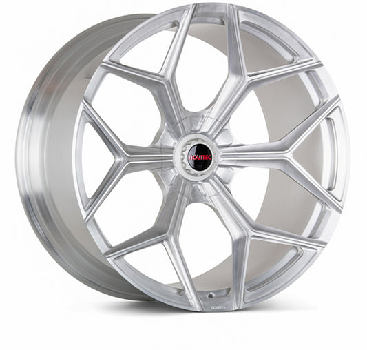 Vossen x Novitec NL4-5L 21x9.5 ET:30 Brushed - Gloss Clear Lamborghini Revuelto Front Wheel