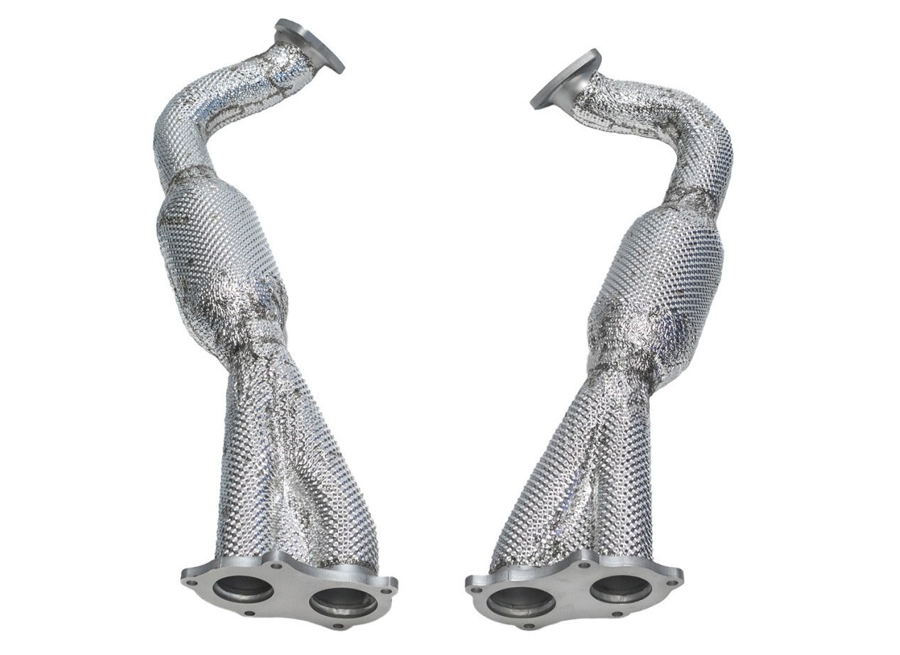 Soul Performance Porsche 718 GT4 / Spyder / GTS 4.0L Resonated Over Axle Pipes