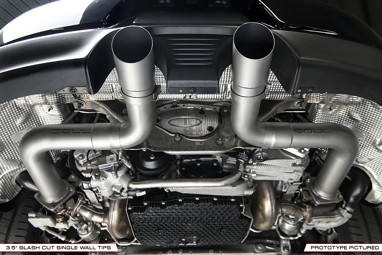 Soul Performance Porsche 991.2 Carrera (with PSE) Trackback Turbo Back Exhaust