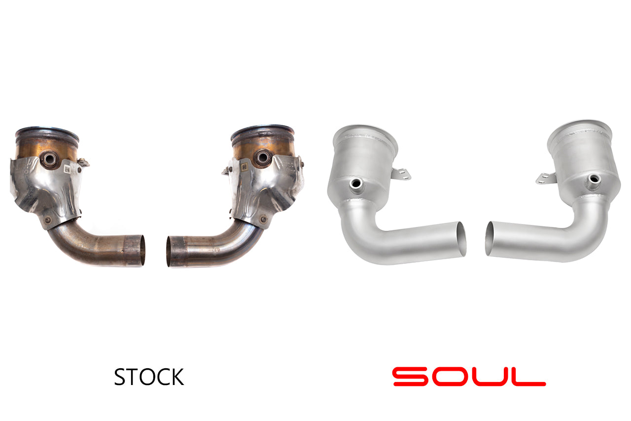 Soul Performance Porsche 992.1 Carrera Sport Catalytic Converters