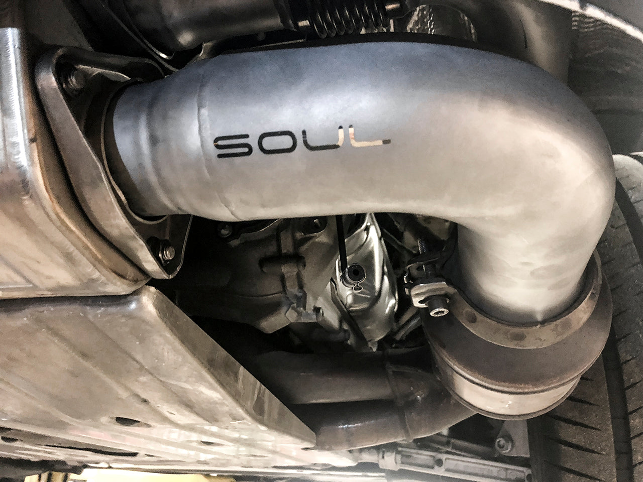 Soul Performance Porsche 991 GT3 / GT3 RS / 911R Side Muffler Bypass Pipes
