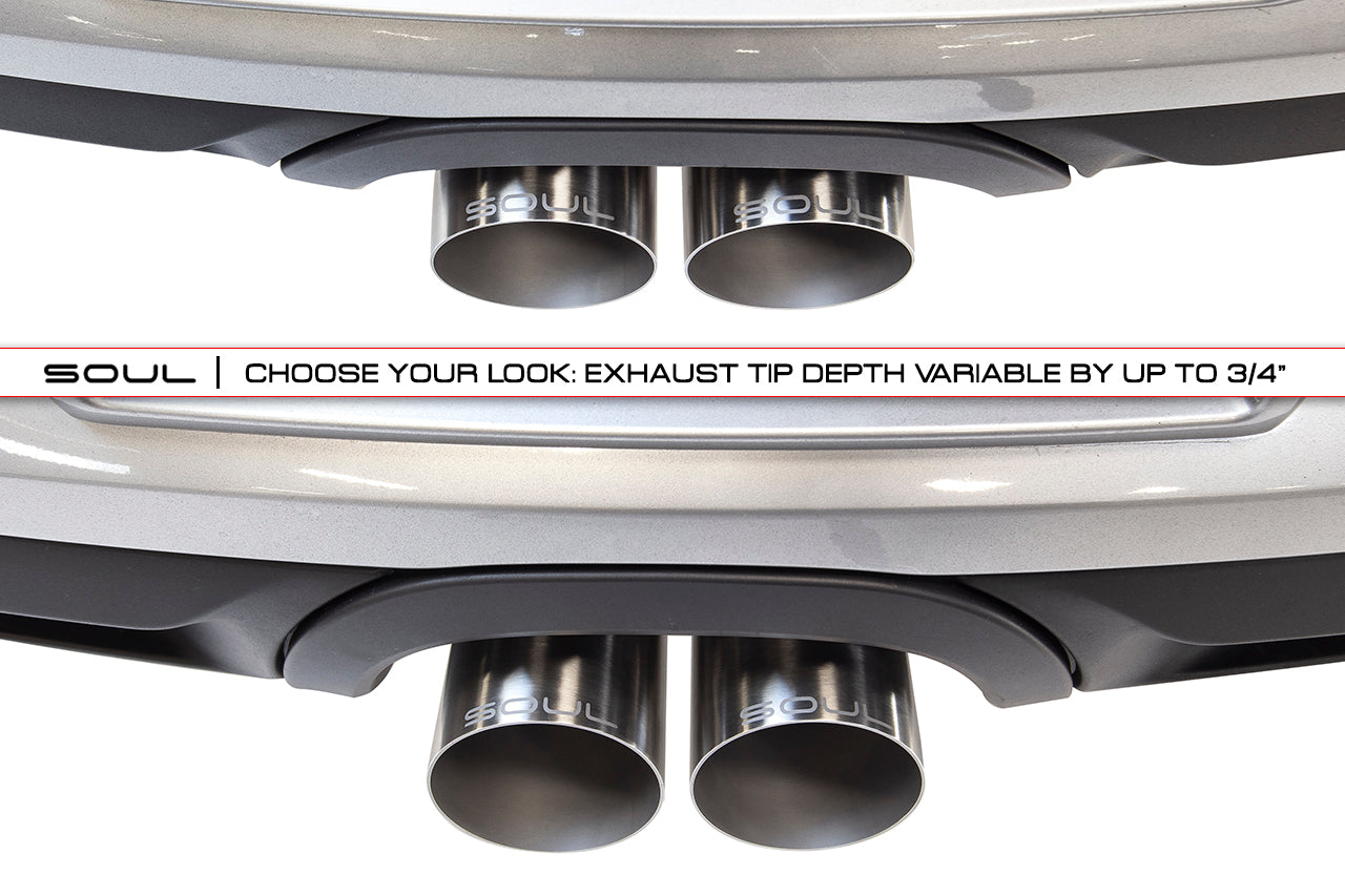 Soul Performance Porsche 987.2 / 981 Boxster / Cayman Bolt-On X-Pipe With Tips