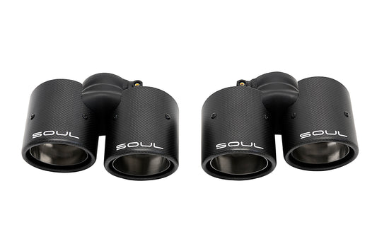 Soul Performance Porsche 991.1 Carrera Base (without PSE) Bolt On Exhaust Tips