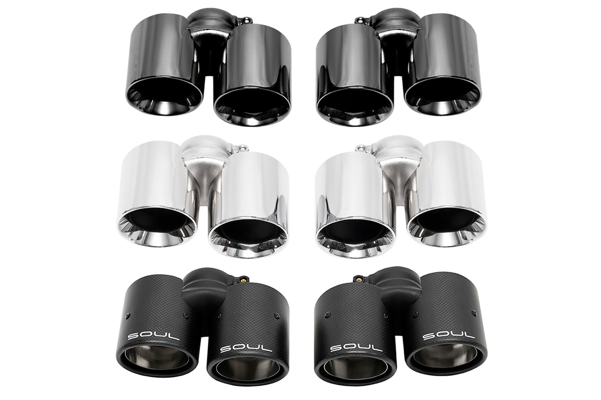 Soul Performance Porsche 991.1 Carrera Base (without PSE) Bolt On Exhaust Tips
