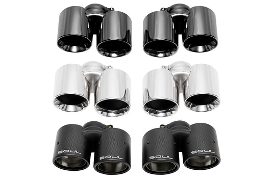 Soul Performance Porsche 991.1 Carrera Base (without PSE) Bolt On Exhaust Tips