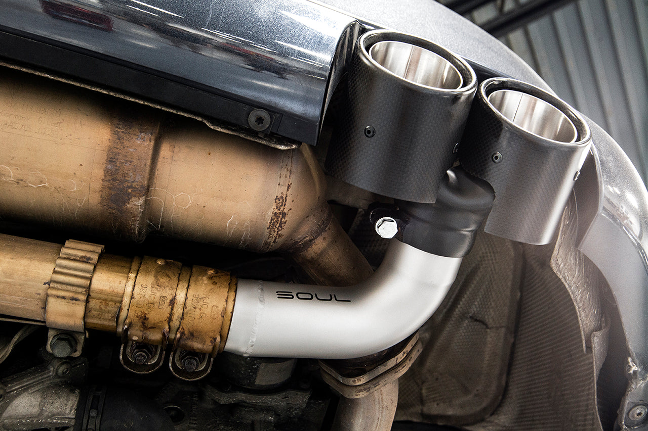 Soul Performance Porsche 997.1 Carrera Muffler Bypass Pipes