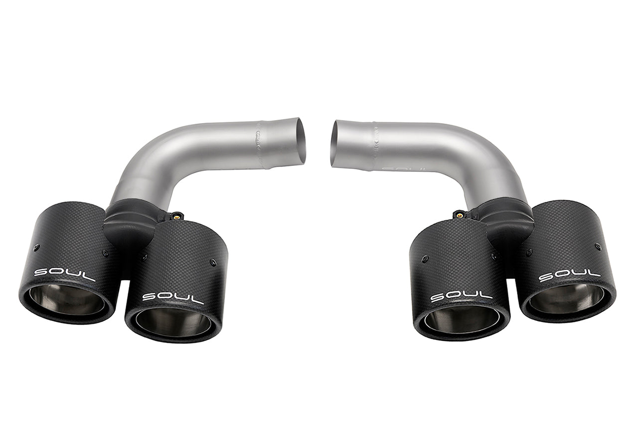 Soul Performance Porsche 997.1 Carrera Muffler Bypass Pipes