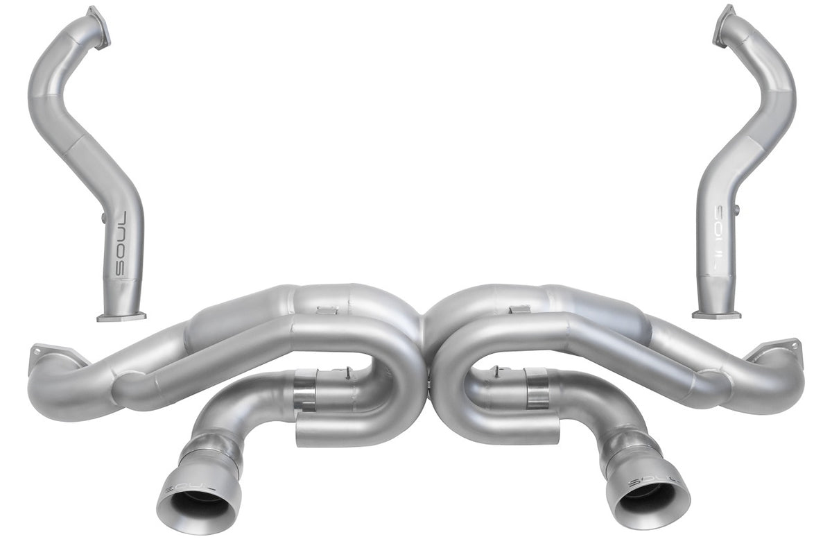SOUL Porsche 718 GT4 RS Race Exhaust Package (Resonated)