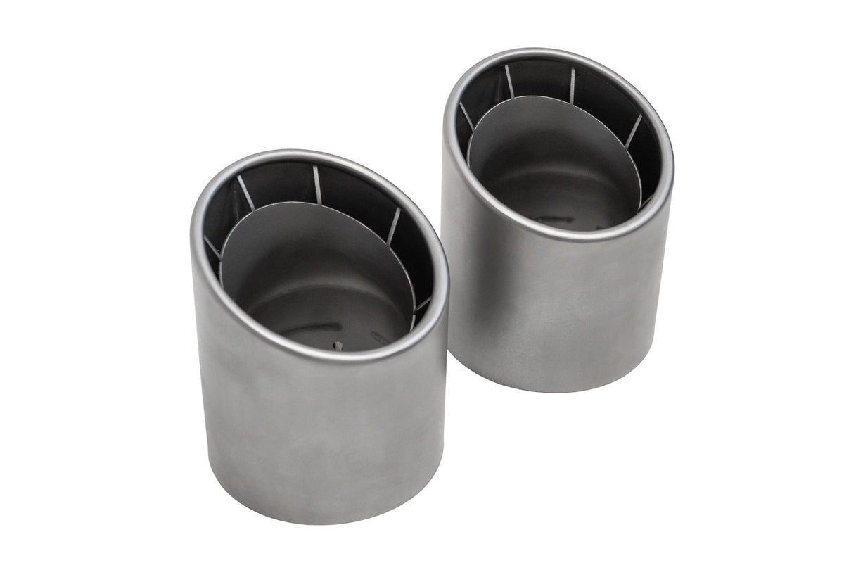SOUL Porsche 718 GT4 RS / Spyder RS Weissach-Style Bolt-On Exhaust Tips
