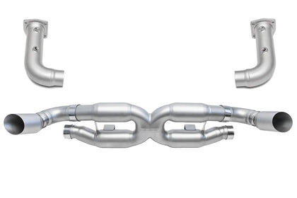 SOUL Porsche 997.2 Turbo Competition X-Pipe Exhaust System (includes Cat Bypass Pipes)