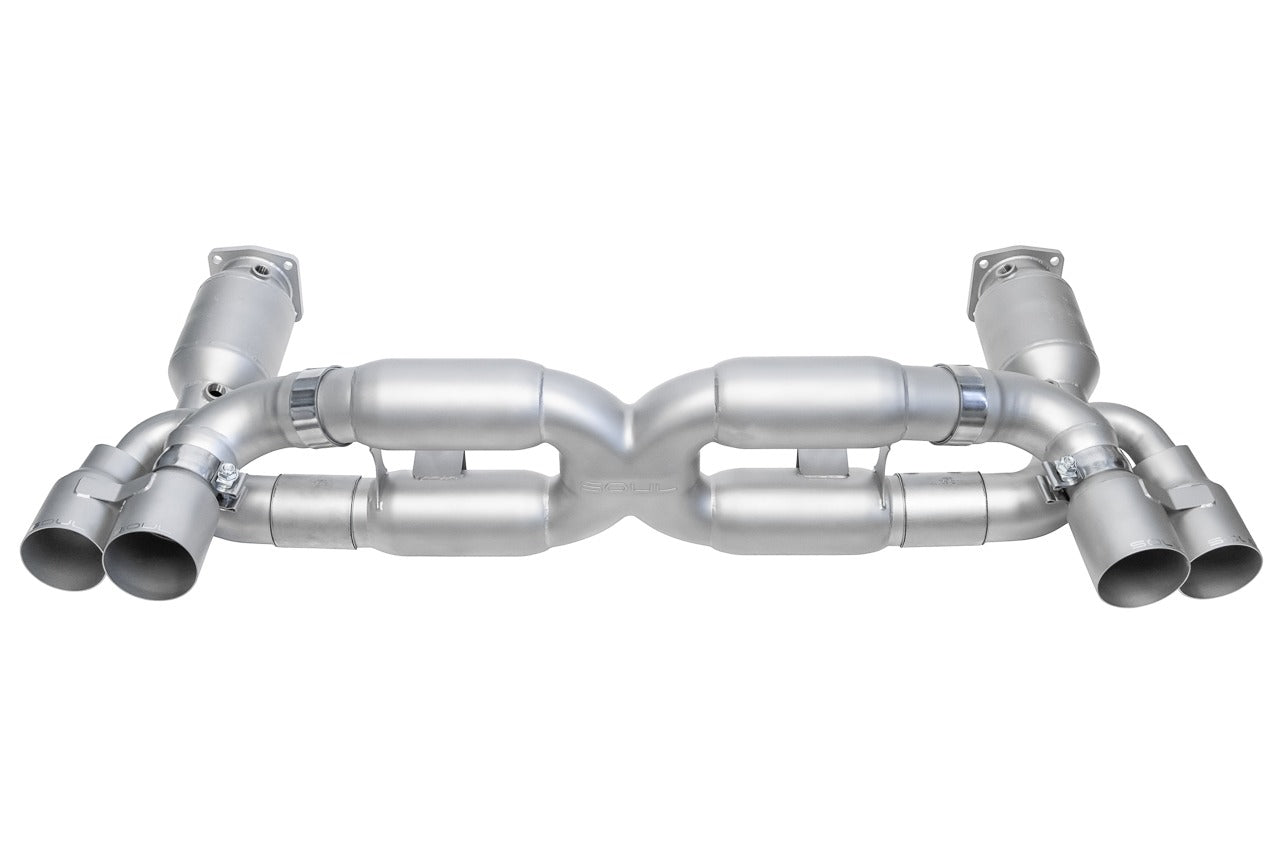 Soul Performance Porsche 997.1 Turbo Sport X-Pipe Exhaust System