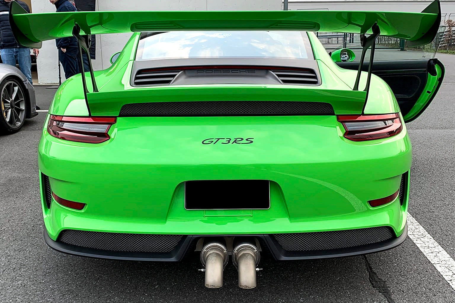 Soul Performance Porsche 991 GT3 / GT3 RS Bolt-On Resonated Turn Down Exhaust Tips