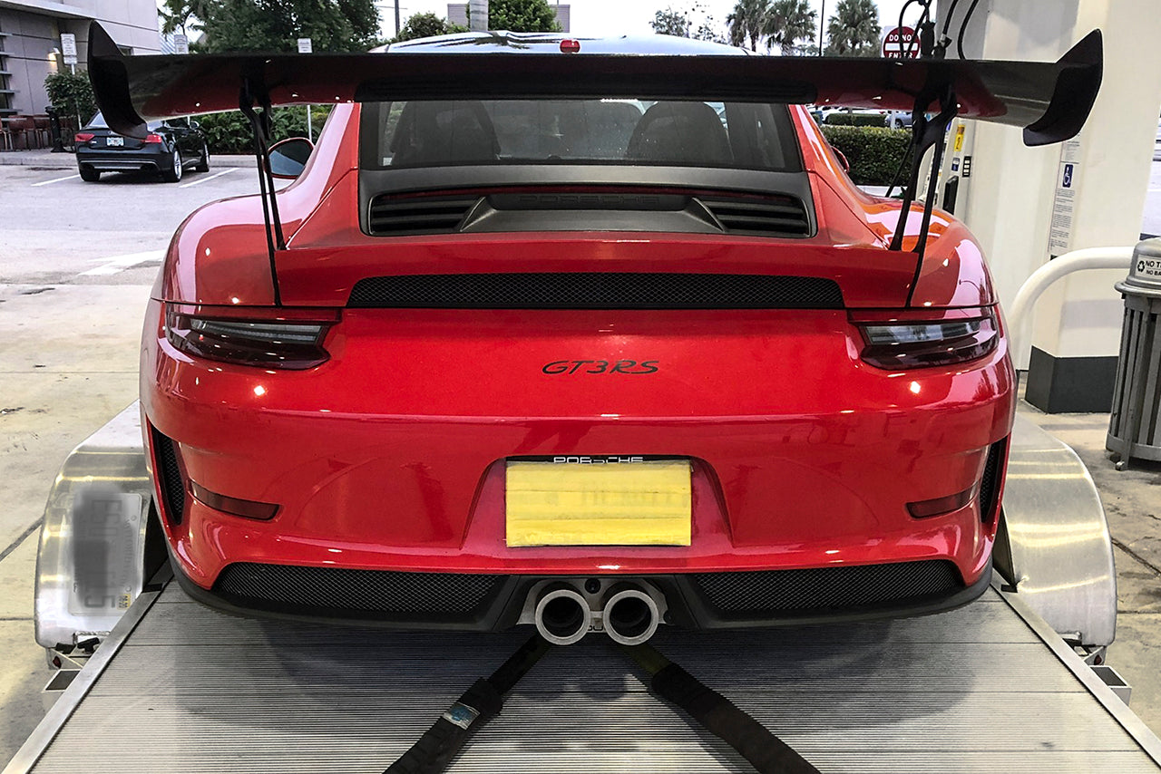 Soul Performance Porsche 991 GT3 / GT3 RS Bolt-On Resonated Turn Down Exhaust Tips